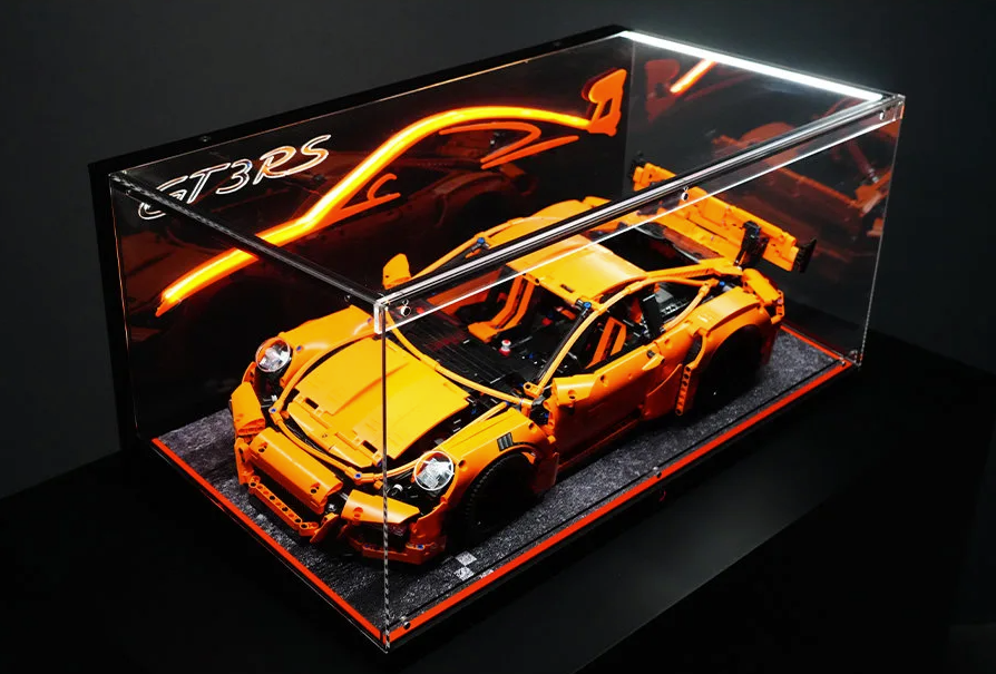 LED Display Case for LEGO® Supercar Porsche 911 GT3 RS 42056