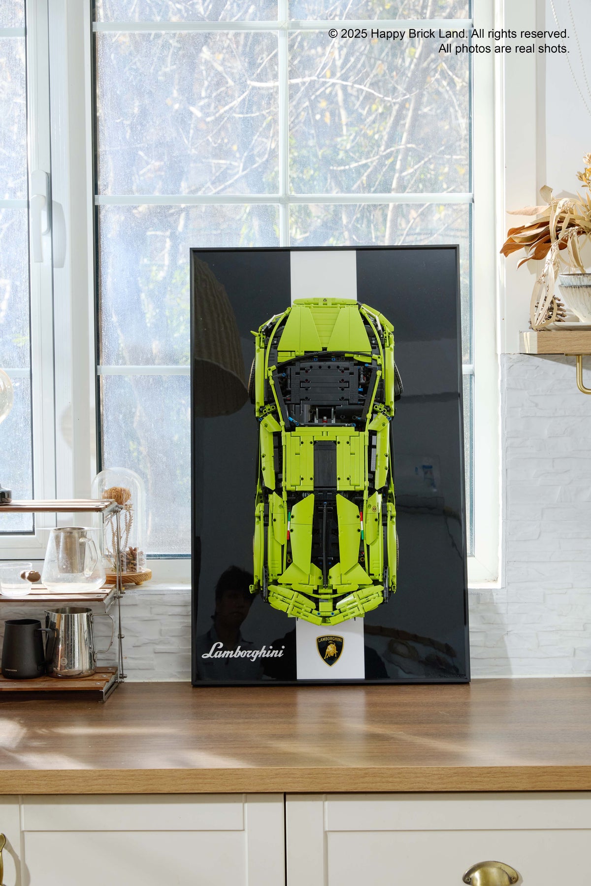 Wall Mount Display Frame for LEGO® Lamborghini Sián FKP 37 42115
