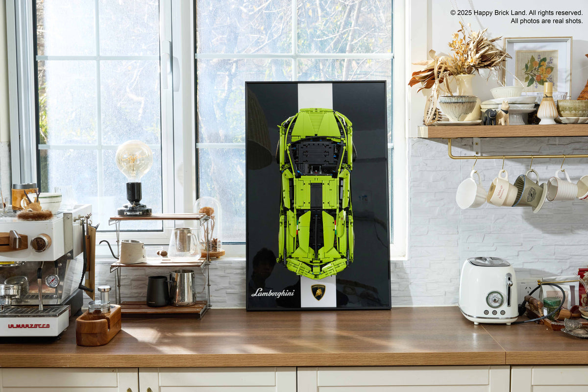 Wall Mount Display Frame for LEGO® Lamborghini Sián FKP 37 42115