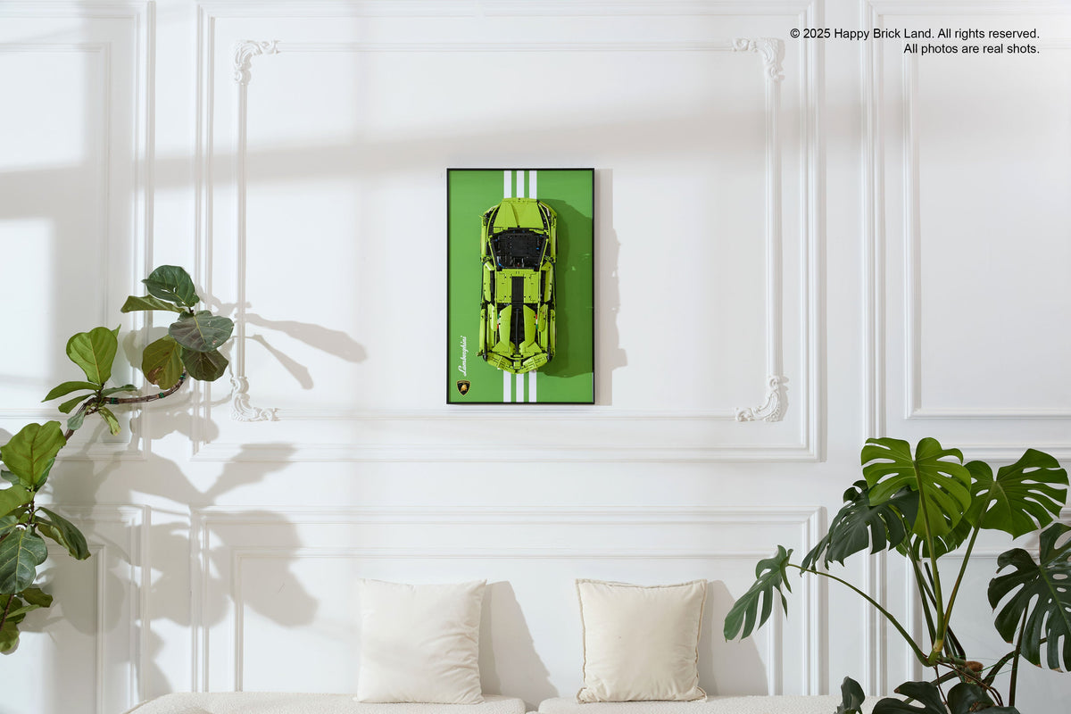 Wall Mount Display Frame for LEGO® Lamborghini Sián FKP 37 42115