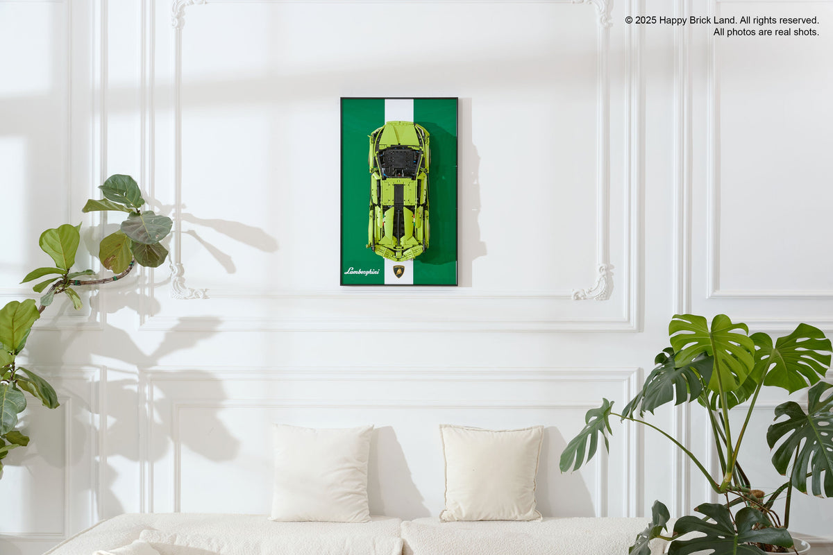 Wall Mount Display Frame for LEGO® Lamborghini Sián FKP 37 42115