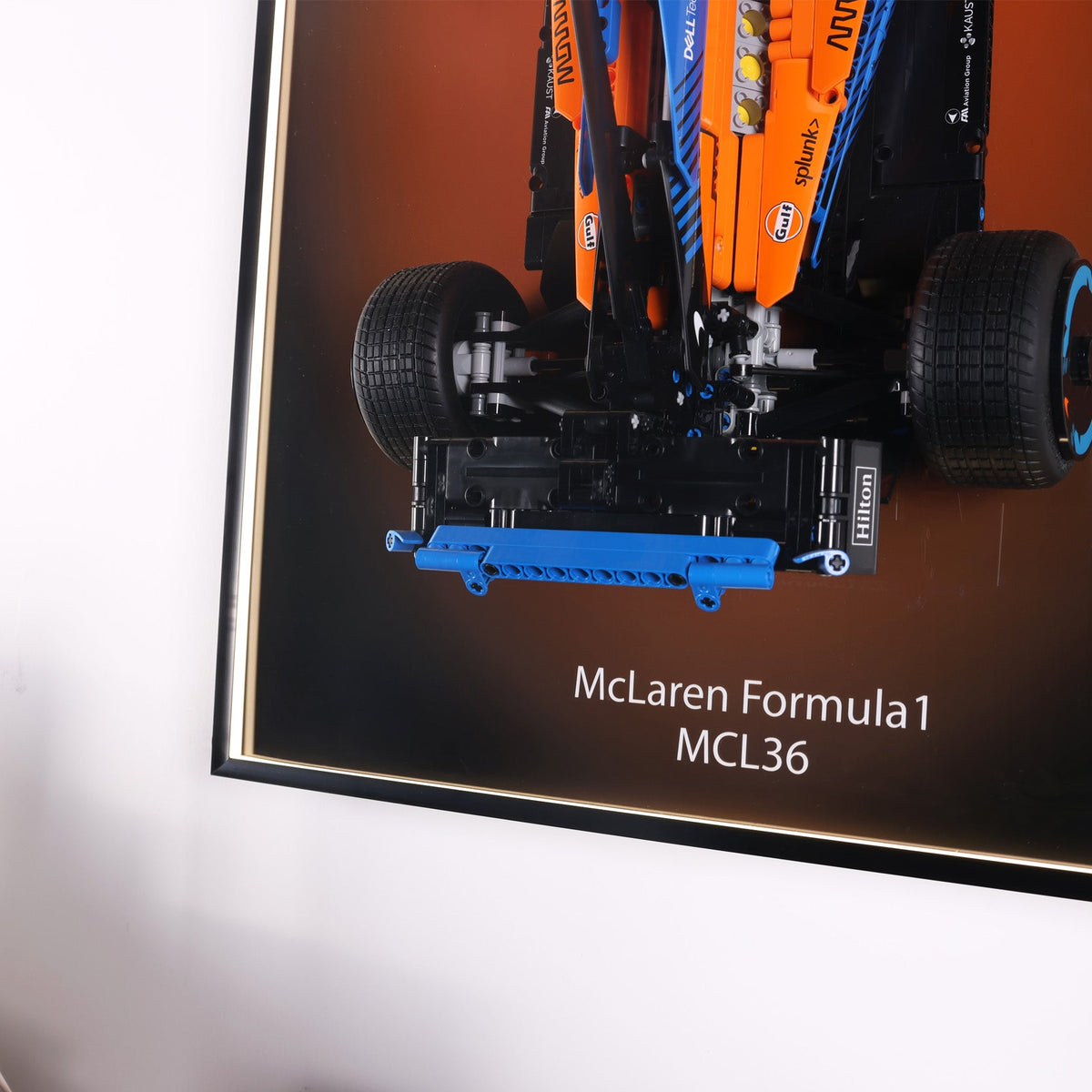 Wall Mount Display Frame for LEGO® McLaren MCL36 F1® Car 42141
