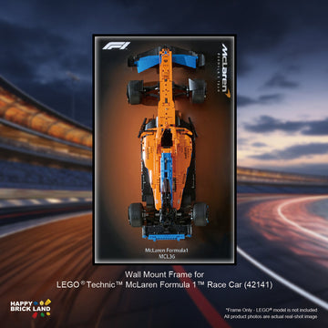 Wall Mount Display Frame for LEGO® McLaren MCL36 F1® Car 42141