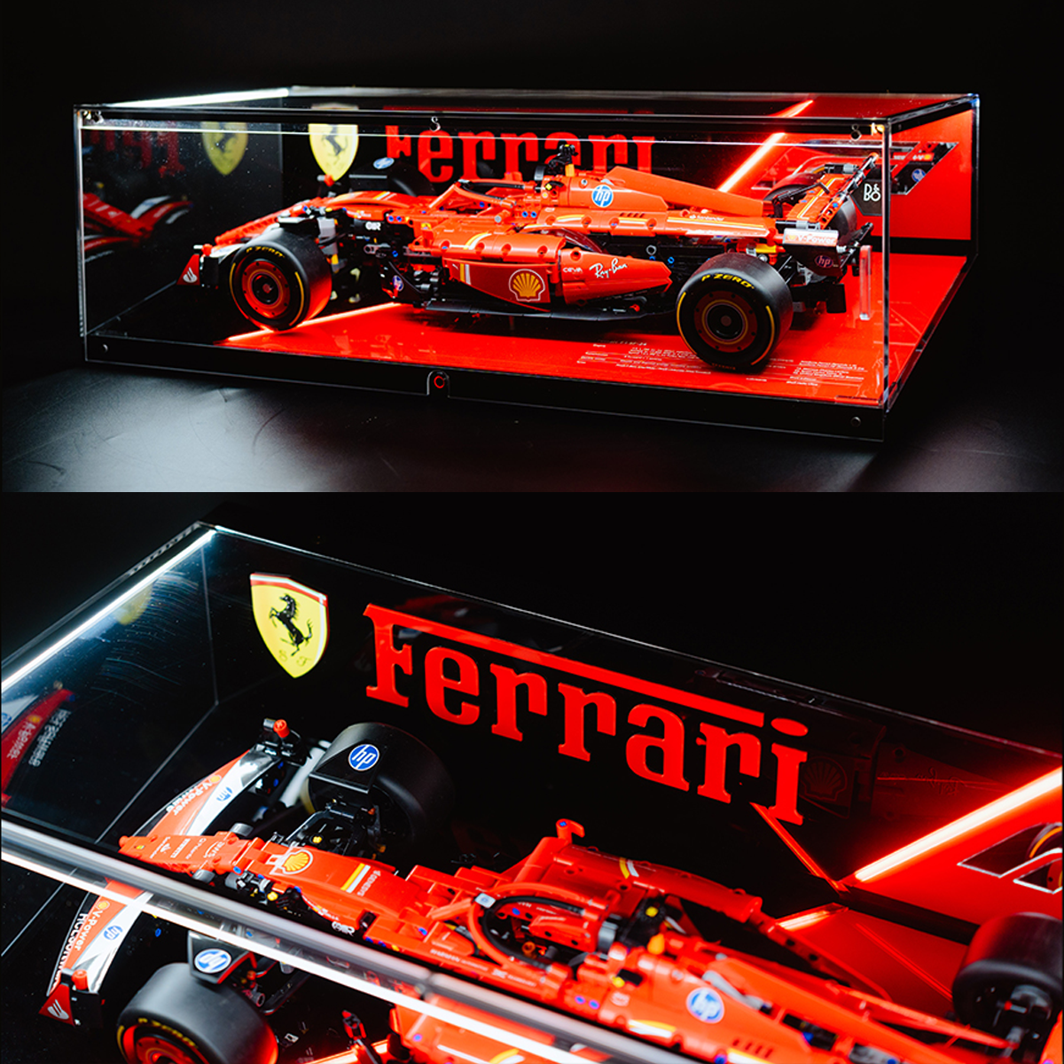 LED Display Case for LEGO® Ferrari SF-24 F1 Car 42207