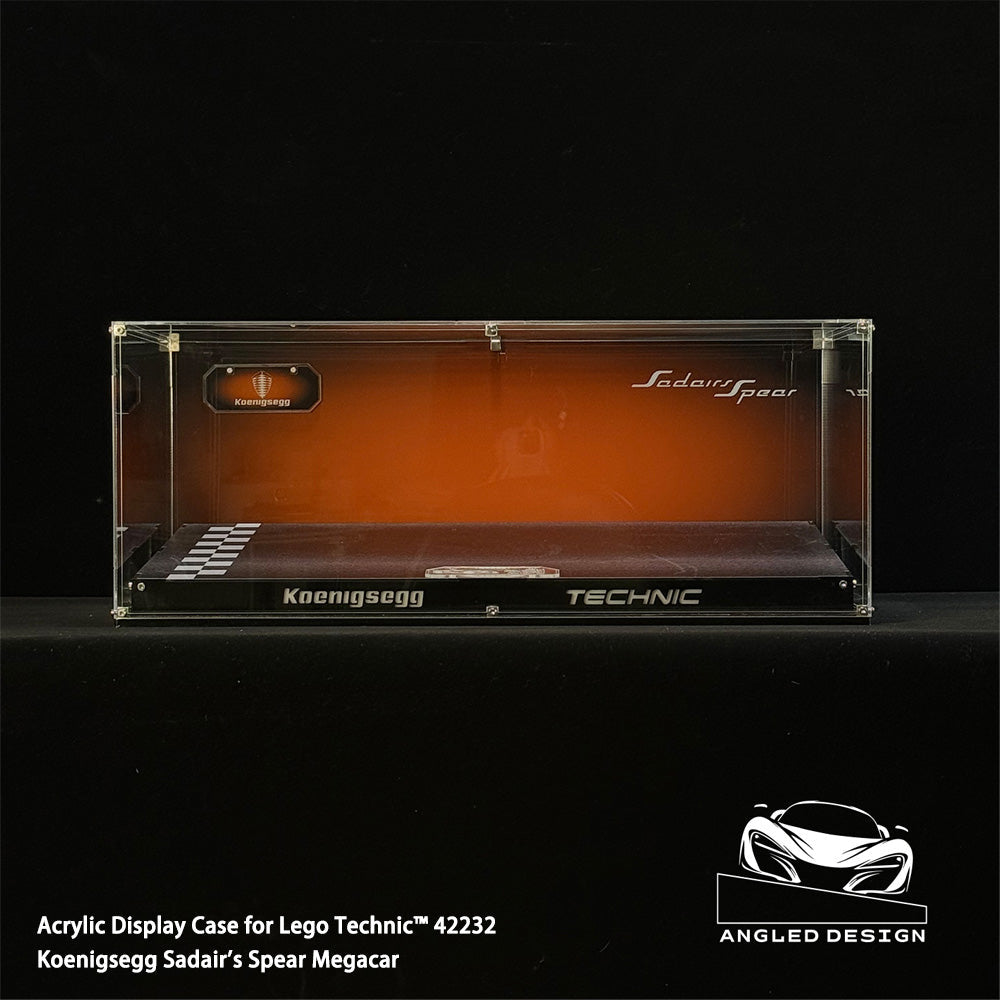 Modular Display Case for LEGO® Koenigsegg Sadair's Spear Megacar - 42232