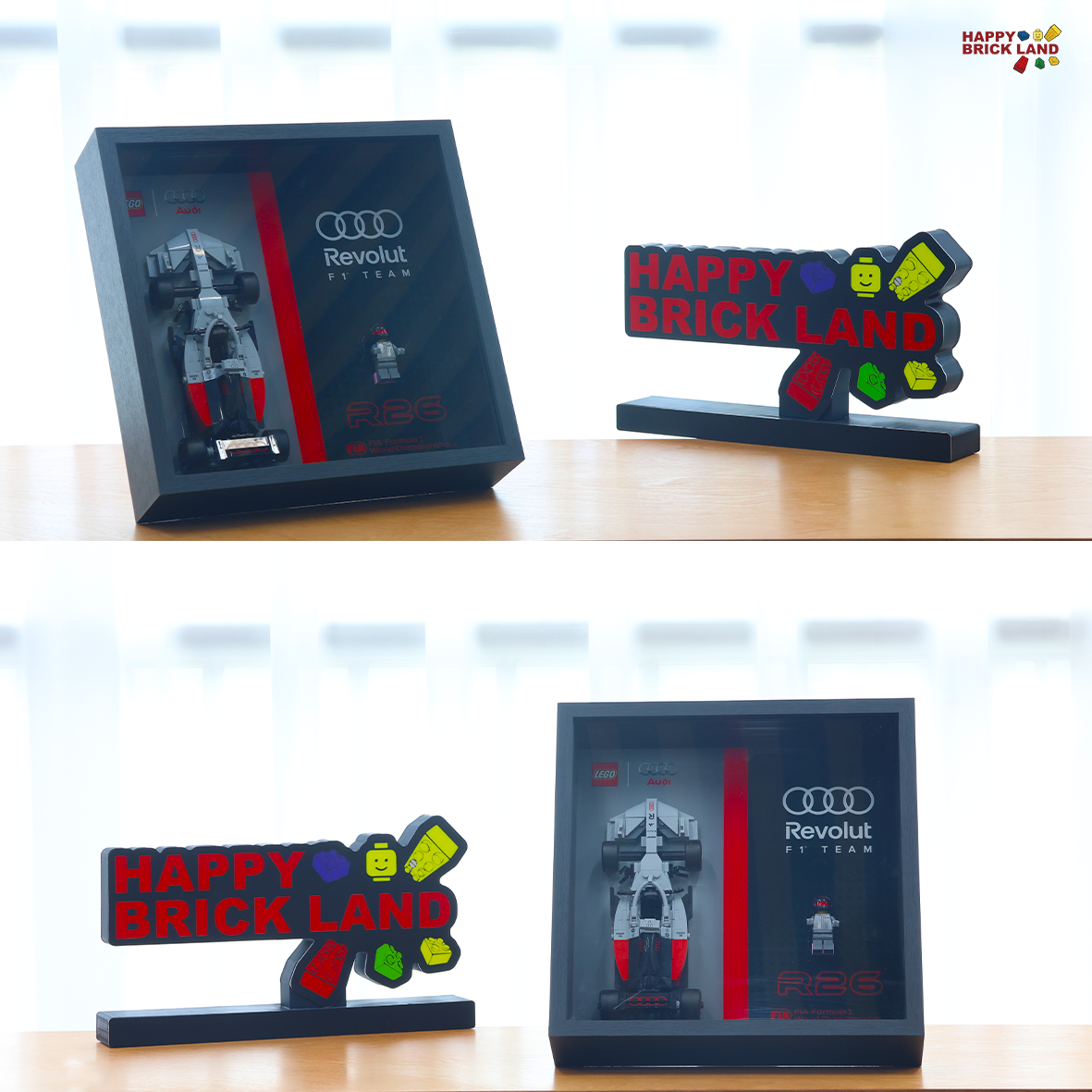 Display Frame for LEGO® Audi Revolut F1® Team R26 Race Car 77259