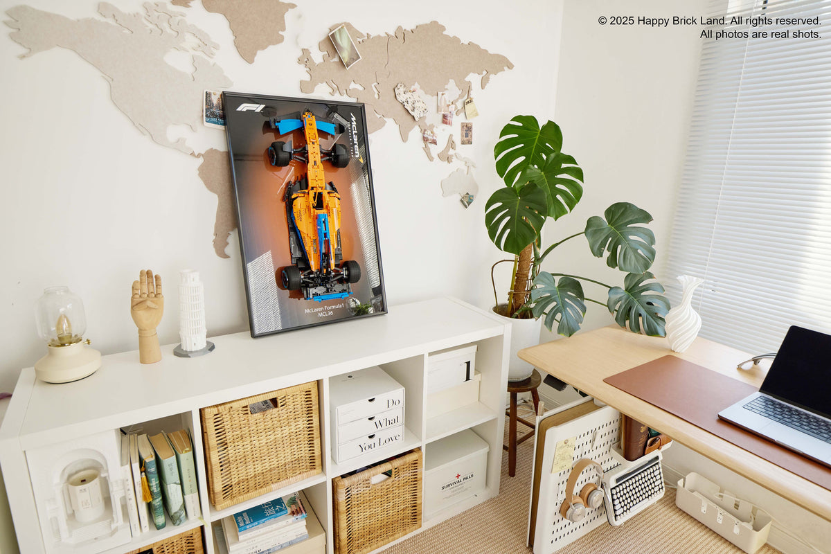 Wall Mount Display Frame for LEGO® McLaren MCL36 F1® Car 42141