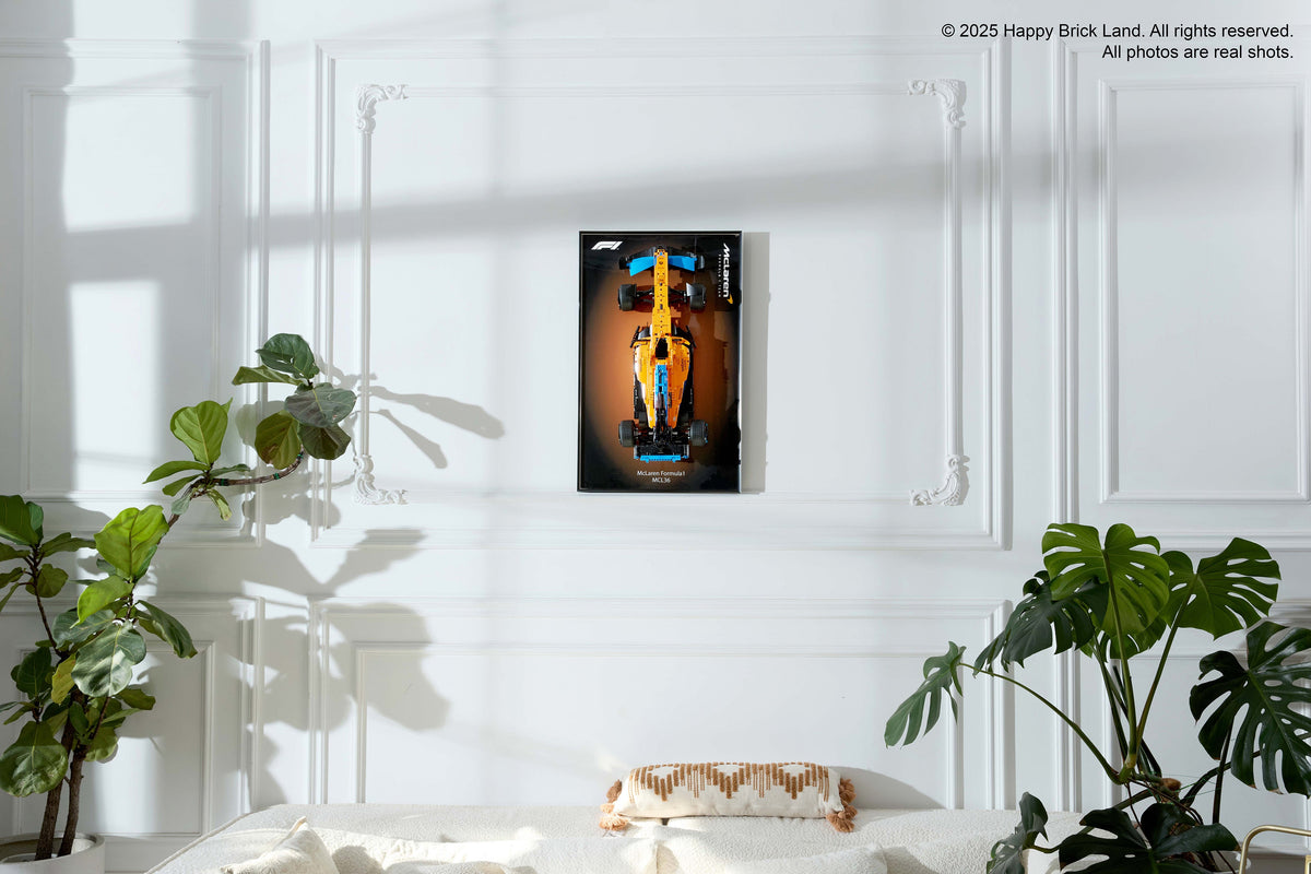 Wall Mount Display Frame for LEGO® McLaren MCL36 F1® Car 42141