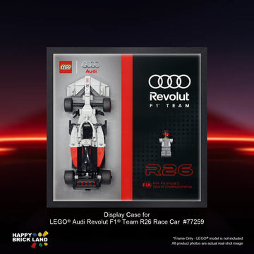 Display Frame for LEGO® Audi Revolut F1® Team R26 Race Car 77259