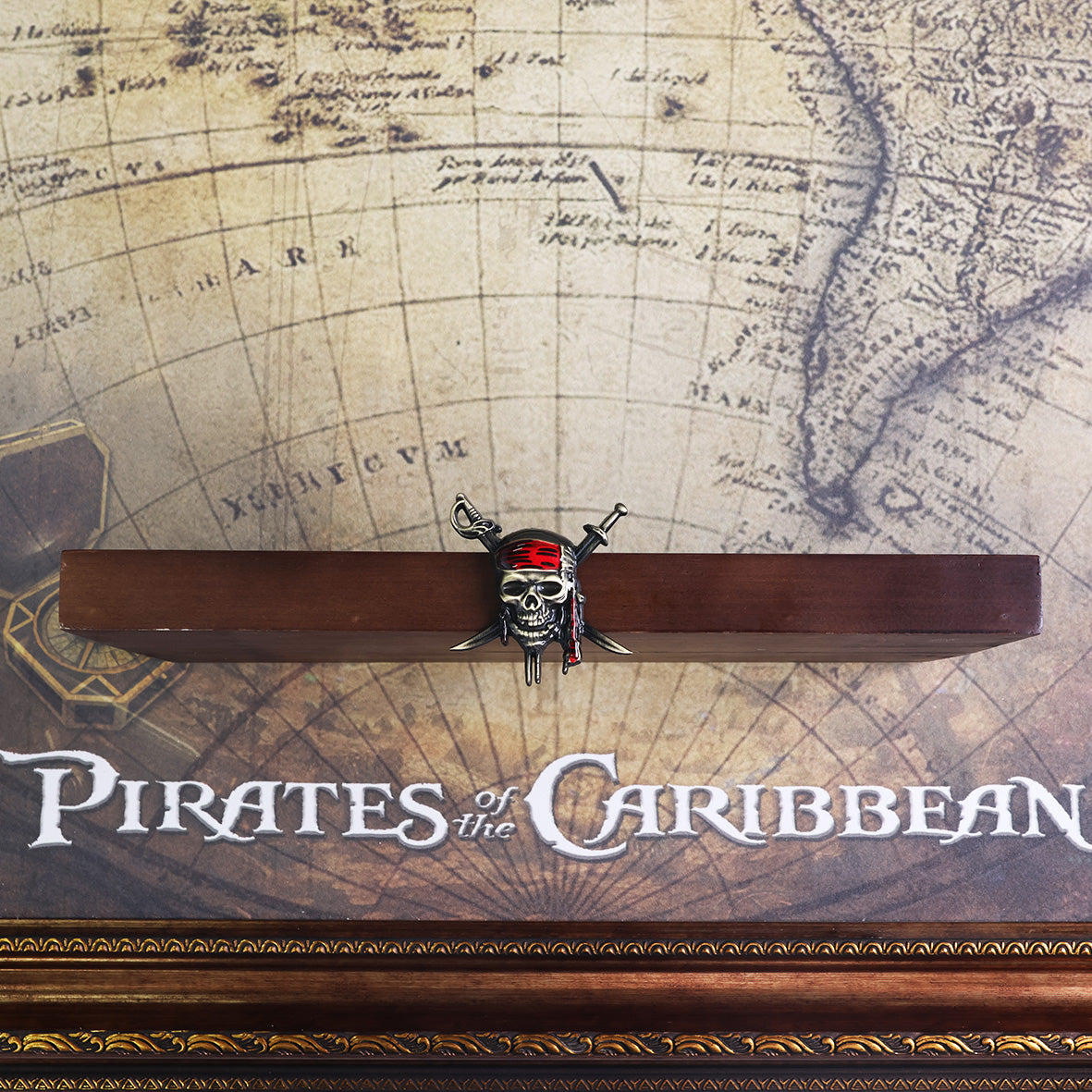 Wall Mount Frame for LEGO® Captain Jack Sparrow's Pirate Ship (Vertical) 10365