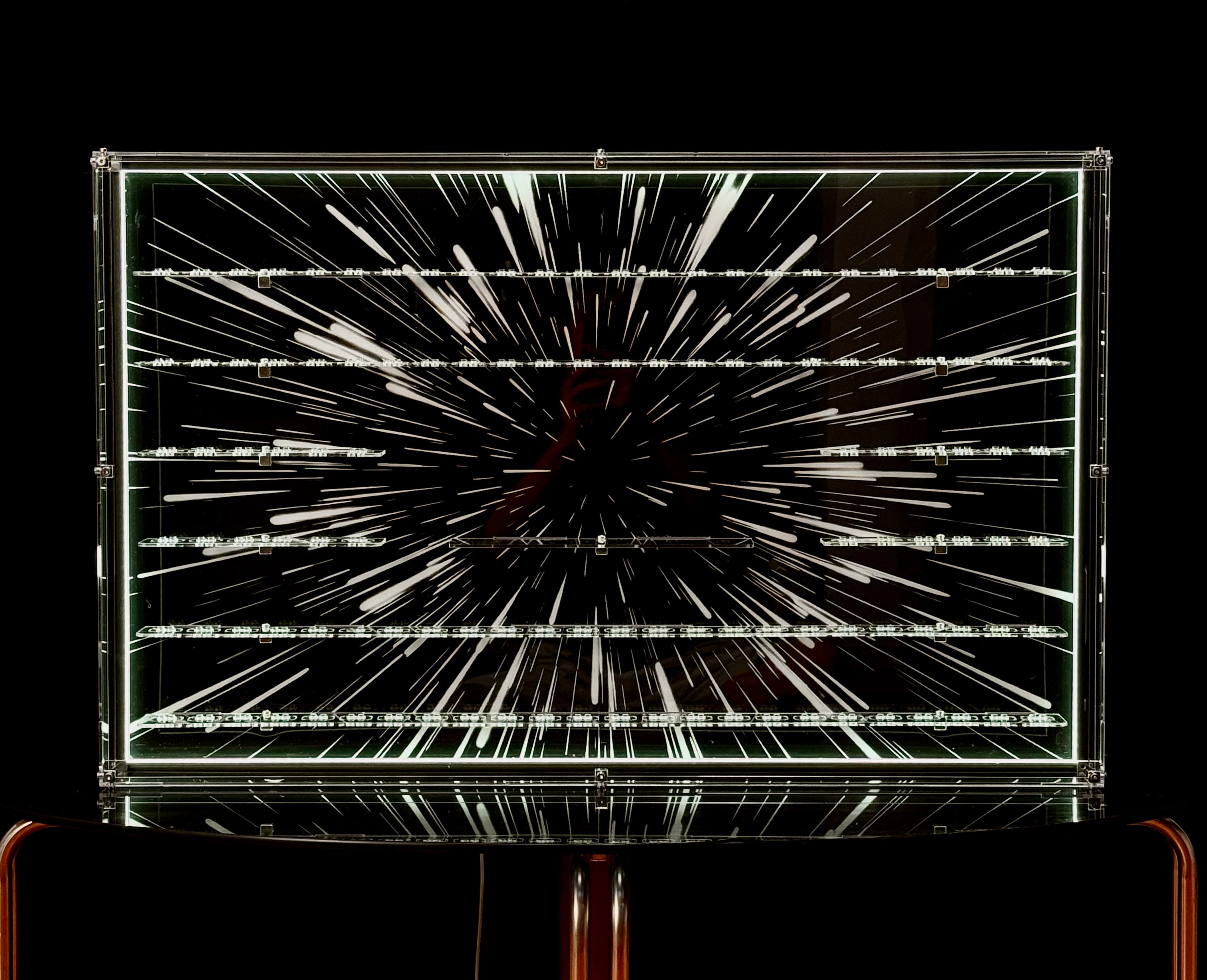 Acrylic Display Case for LEGO® Star Wars™ Logo & Minifigure(LED Version)