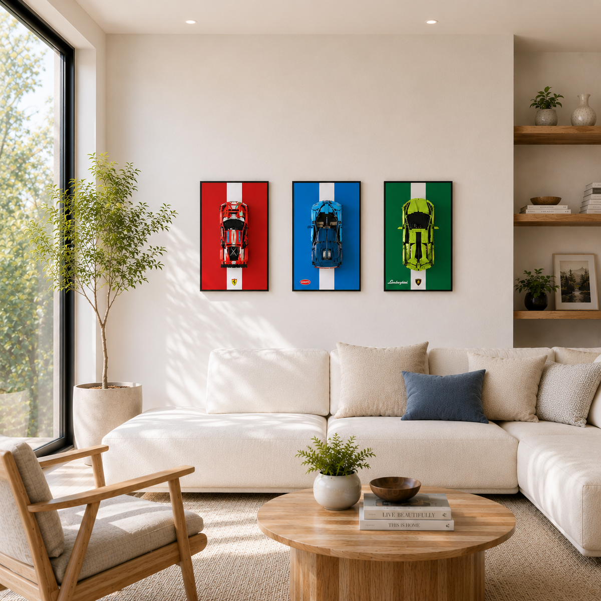 Wall Mount Display Frame for LEGO® Lamborghini Sián FKP 37 42115